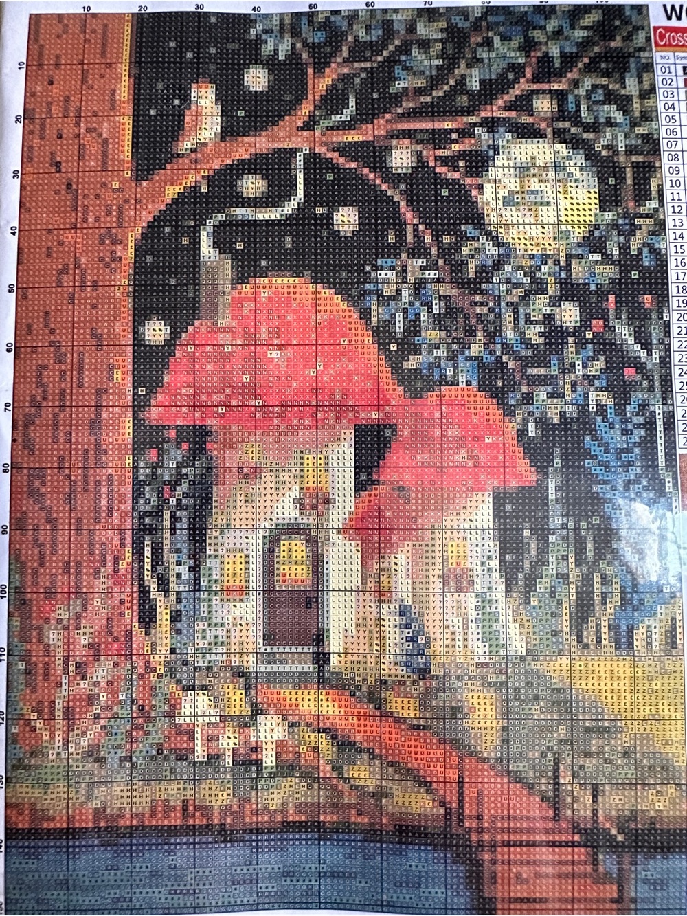 Whimsical Mushroom Cottage Cross Stitch Kit - Picture 2 of 5